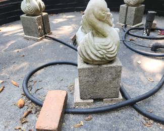 Parts to a swan fountain