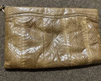 Genuine Snakeskin Clutch