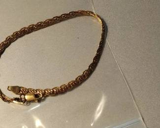 Milnor Italy 14k Gold | 7.5 Inch Bracelet