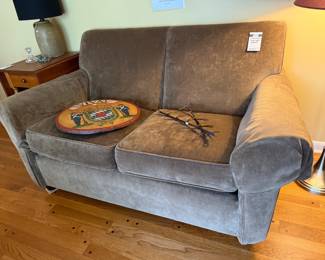 Ethan Allen Microfiber Loveseat
