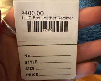 Laz-Z-Boy Leather Recliner