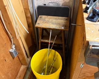 Buckets, Step Stool
