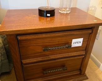 Wood Nightstand