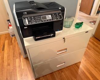 Filing Cabinet, Hp Printer