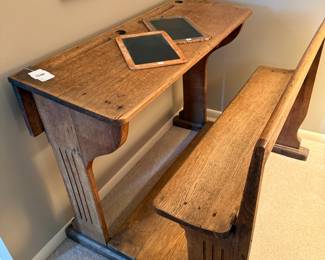 Antique School Desk