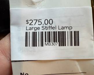 Large Stiffel Lamp