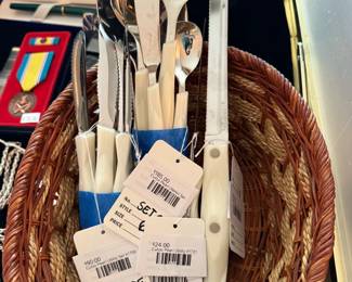 Cutco Pearl Utensil Set, Cutco Pearl Utility #1721, Cutco Pearl Utility Set #1759