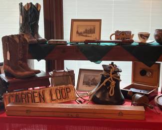 VINTAGE RAILROAD BELL AND SIGNAGE and more