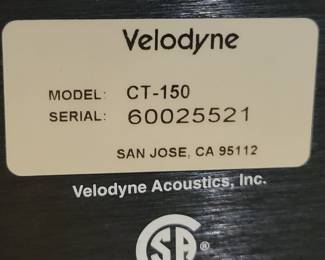 $125 - Velodyne CT-150 Powered 15 inch Subwoofer