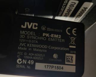 JVC MODEL: PK-EM2 3D SYNCHRO EMITTER....OUR PRICE $25......(SELLS EBAY AROUND $50)