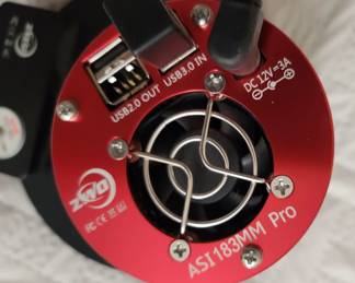 OUR PRICE $300 - ZWO ASI183MC Pro Cooled Color Camera(sold on ebay $400 to $439)(New listing at High Point Scientific $799)