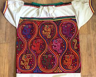 Vintage Ethnic Cat Shirt