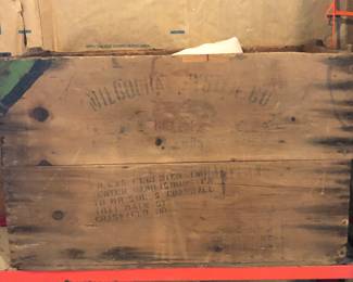 Other Side….Milbounty Oyster Co. Crisfeld Maryland Wooden Crate