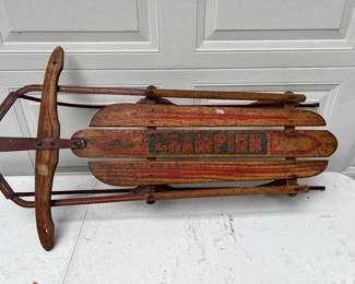 Vintage Champion Runner Sled