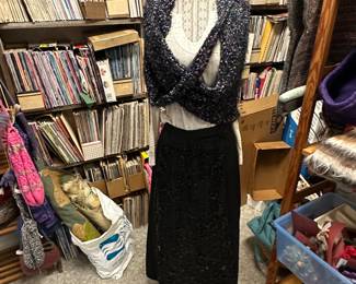 Hand Knit Clothing and Dress Form