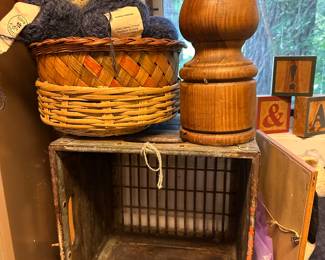 Skeins, Baskets, and Crates