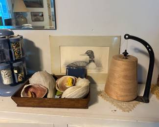 Beading supplies, vintage yarn threader