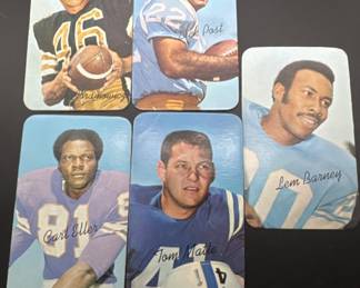 (5) 1970 Topps Super Cards