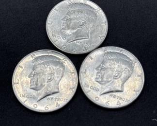 1964 Uncirculated Kennedy Half Dollars