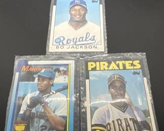 Barry Bonds 86 Topps Traded,Bo jackson 86b Topps