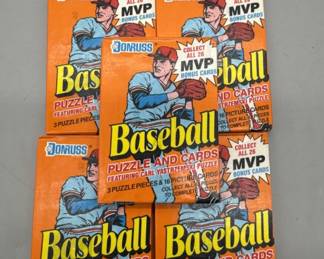 (5) Sealed 1990 Donruss Wax Packs