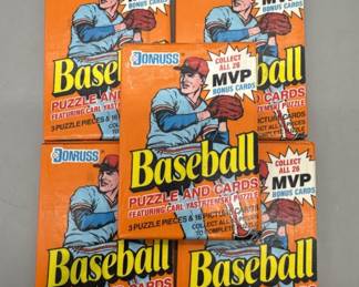 (5) Sealed 1990 Donruss Wax Packs