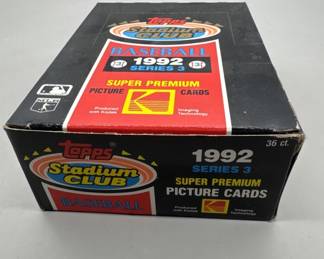 1992 Topps Stadium Club Box Super Premium Picture