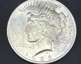 1923 Peace Dollar, Uncirculated