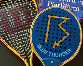 Racquetball and Platform tennis racquets