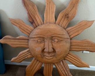 Hand carved large wall hanging