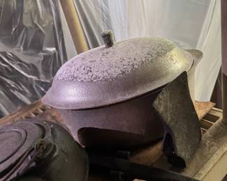 Cast iron pot.