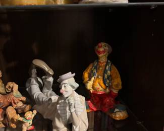 Clown figurines