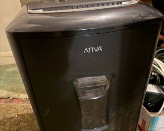 Large size paper shredder. Shreds it all!