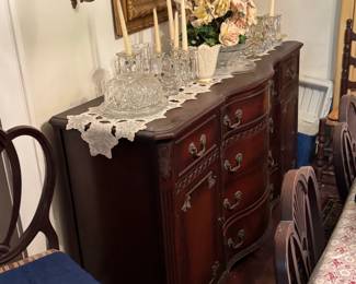Antique buffet.