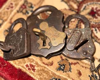 Vintage key locks!