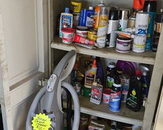 Chemicals in cabinet $1 each