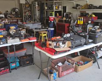 GARAGE FULL OF TOOLS!  