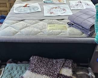Beautyrest bed with frame
