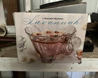 Punch bowl set