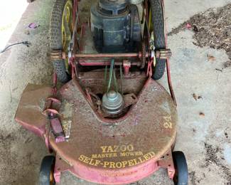 Yahoo self propelled lawnmower runs great!