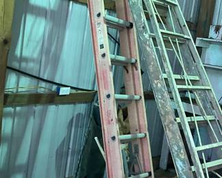 20 foot fiberglass extension ladder
