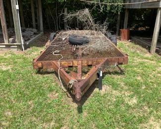 6’. X. 16 foot all steel trailer, needs axle. Heavy duty!
