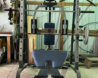 Workout weight station
