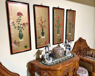 Cleopatra Nara Wood Sala Set