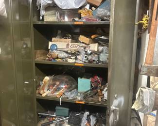 A few vintage/antique metal cabinets