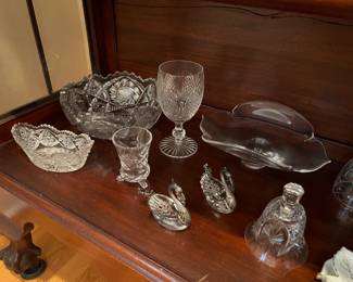 Large collection of crystal
