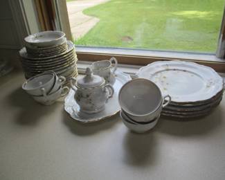 Antique delicate dishes SET
