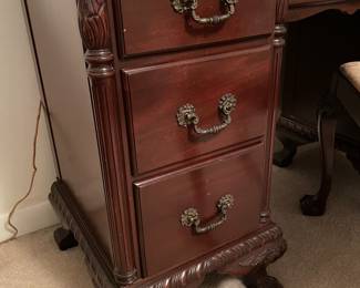 Detail of vanity dresser