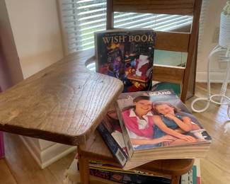 WOODEN SCHOOL DESK