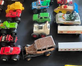 Vintage toy cars & trucks